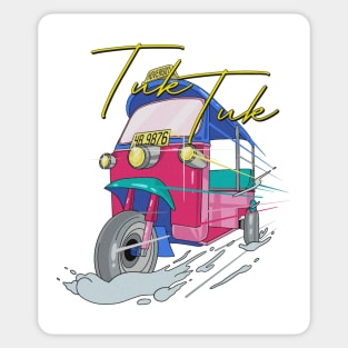 Tuk Tuk Illustration Sticker